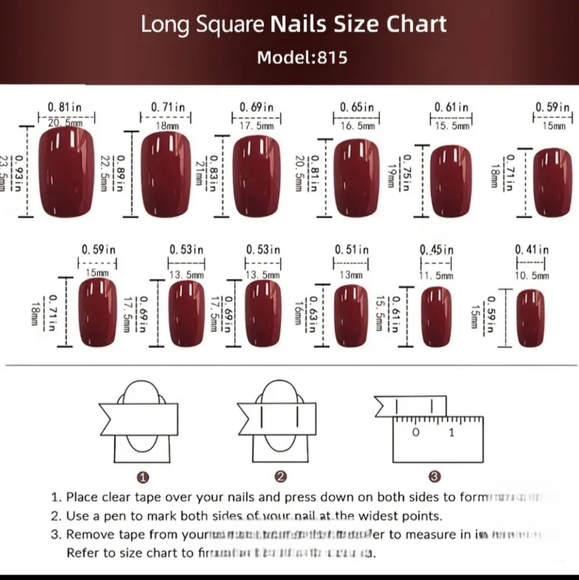 🎉HP🎉 watermelon press on nails - Picture 3 of 4